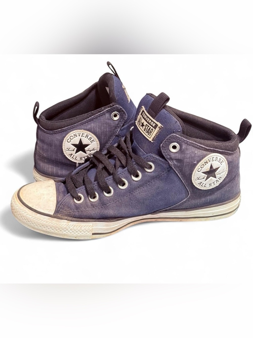 Converse All-Star Navy and Black High Top Sneakers